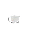 (6 sztuk) CAMBRO | SafeTrak – pojemniki z polipropylenu GN 1/6 – kolor mleczny – wysokość: 100 mm