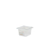 (6 sztuk) CAMBRO | SafeTrak – pojemniki z polipropylenu GN 1/6 – kolor mleczny – wysokość: 100 mm