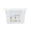 (6 sztuk) CAMBRO | SafeTrak – pojemniki z polipropylenu GN 1/6 – kolor mleczny – wysokość: 100 mm