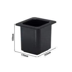 CAMBRO | ColdFest® – pojemnik GN 1/6 – czarny – wysokość 150 mm – tworzywo ABS