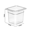 (6 szt.) CAMBRO | Pojemnik GN 1/6 CAMVIEW® – kopolimer – wysokość: 150 mm – bez BPA – przezroczysty, zdjęcie 2 z 4