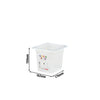 (6 sztuk) CAMBRO | SafeTrak – pojemniki z polipropylenu GN 1/6 – kolor mleczny – wysokość: 150 mm