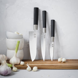 KAI | WASABI BLACK - Nóż do szynki - Ostrze: 230 mm