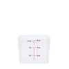(6 sztuk) CAMBRO | CAMSQUARES® – pojemniki – 5,7 litra – przezroczyste