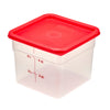(6 sztuk) CAMBRO | CAMSQUARES® – pojemniki – 5,7 litra – przezroczyste