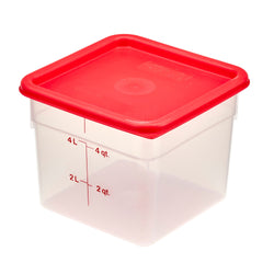 (6 sztuk) CAMBRO | CAMSQUARES® – pojemniki – 5,7 litra – przezroczyste