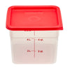 (6 sztuk) CAMBRO | CAMSQUARES® – pojemniki – 5,7 litra – przezroczyste