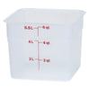 (6 sztuk) CAMBRO | CAMSQUARES® – pojemniki – 5,7 litra – przezroczyste