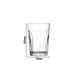 (12 Stück) LIBBEY | PANELED TUMBLERS - Saftglas - 251ml