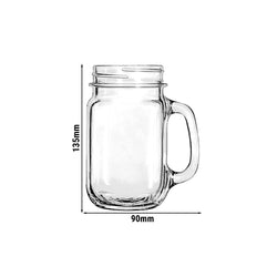 (12 Stück) LIBBEY | DRINKING JARS - Trinkbecher - 488ml