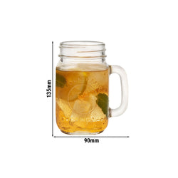(12 Stück) LIBBEY | DRINKING JARS - Trinkbecher - 488ml