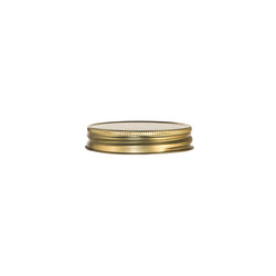 (72 Stück) LIBBEY | DRINKING JARS - Deckel - Metall - Gold - passend für 70810, 70811 & 70812
