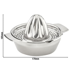 (6 sztuk) Ręczna wyciskarka do cytryn – stal nierdzewna – 350 ml
