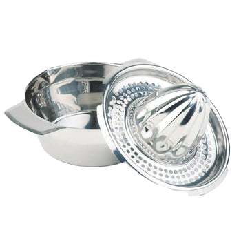 (6 sztuk) Ręczna wyciskarka do cytryn – stal nierdzewna – 350 ml - Prime Gastro