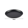 (6 sztuk) Blacha do pizzy - blacha stalowa - Ø 240 mm - wysokość: 25 mm