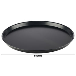 (6 sztuk) Blacha do pizzy - blacha stalowa - Ø 500 mm - wysokość: 30 mm