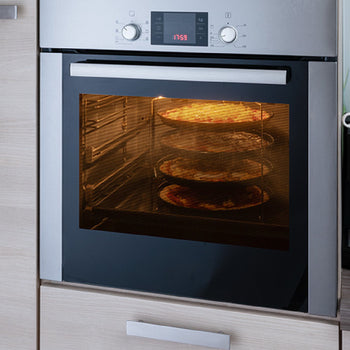 Stojak na 4 blachy do pizzy – stal nierdzewna – wysokość: 260 mm – do blach do pizzy o średnicy do 28 cm - Prime Gastro