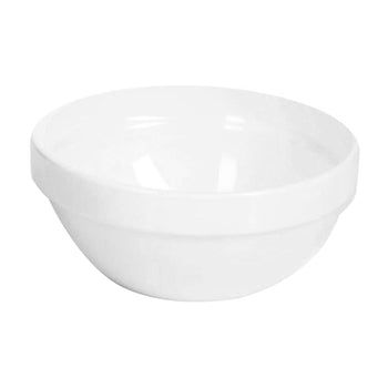 (6 sztuk) Miska - FRIENDLY - PET - 1,8 litra - okrągła - Ø 200 mm - biała - Prime Gastro