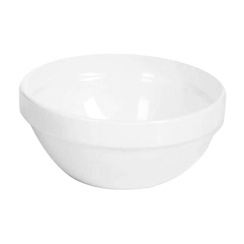 (6 sztuk) Miska - FRIENDLY - PET - 1,8 litra - okrągła - Ø 200 mm - biała