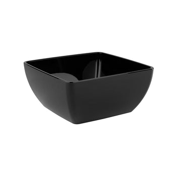 (6 sztuk) Miska - FRIENDLY - PET - 0,4 litra - kwadratowa - czarna - Prime Gastro