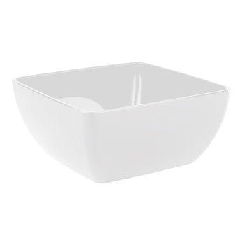 (6 sztuk) Miska - FRIENDLY - PET - 3,8 litra - kwadratowa - biała - Prime Gastro