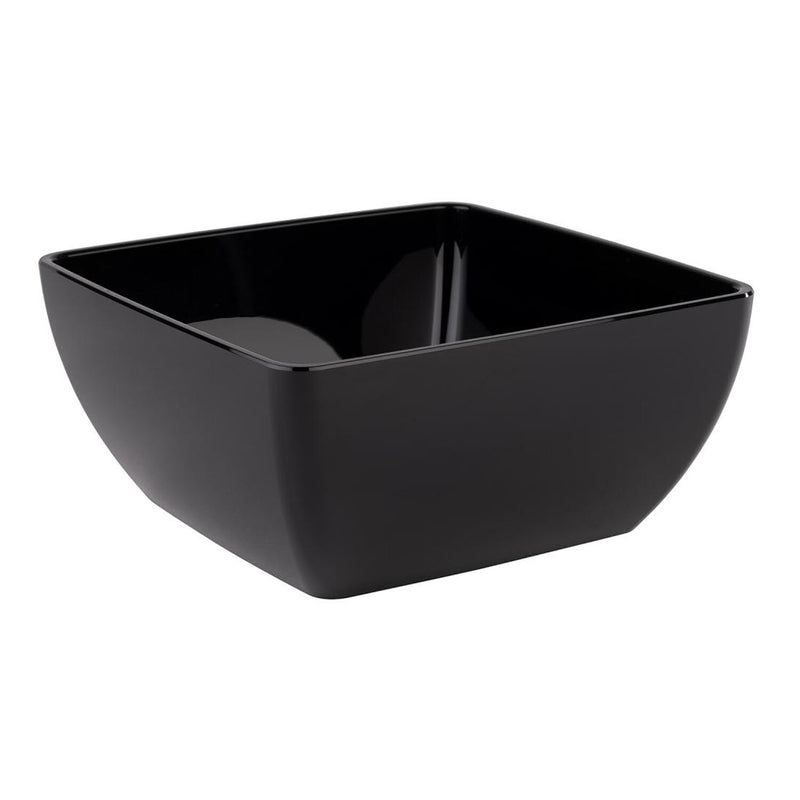 (6 sztuk) Miska - FRIENDLY - PET - 3,8 litra - kwadratowa - czarna