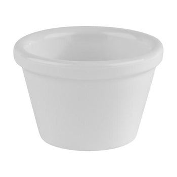 (6 sztuk) Miseczki do dipów - FRIENDLY - PET - 50 ml - okrągłe - Ø 60 mm - białe - Prime Gastro