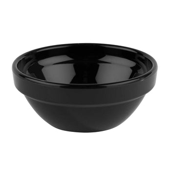 (12 sztuk) Miseczki do dipów - FRIENDLY - PET - 20 ml - okrągłe - Ø 60 mm - czarne - Prime Gastro