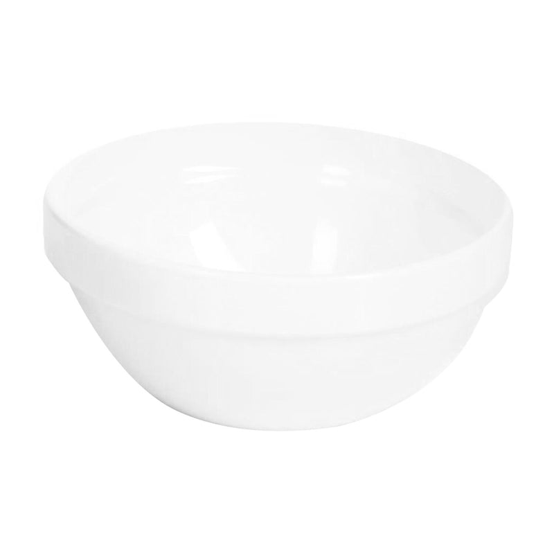 (6 sztuk) Miska - FRIENDLY - PET - 2,5 litra - okrągła - Ø 230 mm - biała