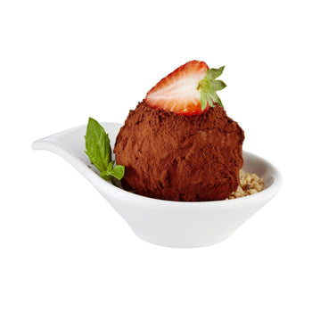 (12 sztuk) Miseczki do dipów - FRIENDLY - PET - 60 ml - 115x75 mm - białe - Prime Gastro