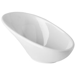 (12 sztuk) Miseczki do dipów - FRIENDLY - PET - 40 ml - 115x60 mm - białe