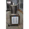 Nadziewarka do kiełbas – hydrauliczna – stal nierdzewna – 35 L – 1,5 kW – z 3 lejkami