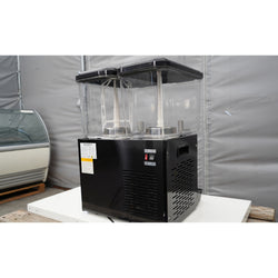 Dyspenser do soków - 2x 18L - 600W - Czarny - z tacką ociekową