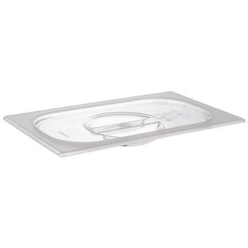 (6 sztuk) Pokrywki GN 1/4 - poliwęglan - wysokość: 27 mm - Prime Gastro