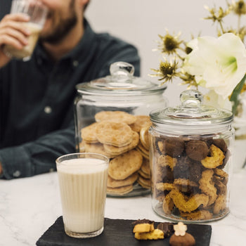 (6 sztuk) Słoik do przechowywania - CLASSIC - 0,9 litra - w tym szklana pokrywka z uszczelką - Prime Gastro