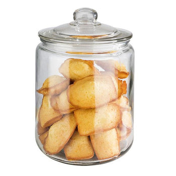 (6 sztuk) Słoik do przechowywania - CLASSIC - 4 litry - w tym szklana pokrywka z uszczelką - Prime Gastro