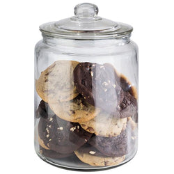 (6 sztuk) Słoik do przechowywania - CLASSIC - 6 litrów - ze szklaną pokrywką z uszczelką