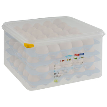 (6 sztuk) Pojemnik na jajka - GN 2/3 - zawiera 4 warstwy po 30 jajek - wysokość: 200 mm - Prime Gastro