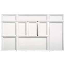 (6 sztuk) GN - Tablett 1/1 - PURE - Melamina - Wysokość: 30 mm