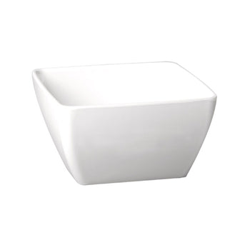 (6 sztuk) Miska - PURE - melamina - 1,5 litra - kwadratowa - biała - Prime Gastro