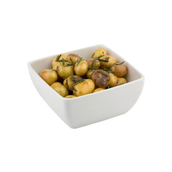 (6 sztuk) Miska - PURE - melamina - 0,14 litra - kwadratowa - biała