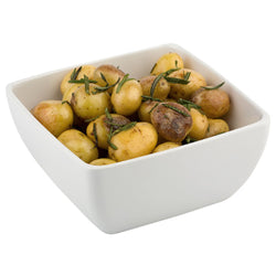 (6 sztuk) Miska - PURE - melamina - 0,14 litra - kwadratowa - biała