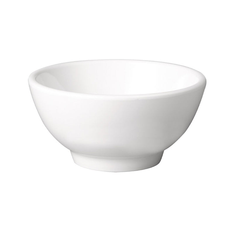 (6 sztuk) Miska - PURE - melamina - 1,25 litra - Ø 205 mm - biała
