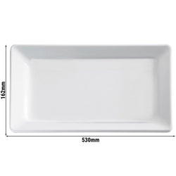 (6 sztuk) Tacka GN 2/4 - PURE - melamina - wysokość: 30 mm