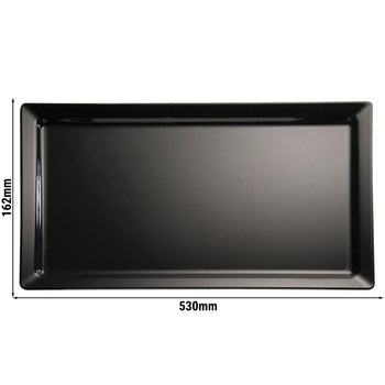 (6 sztuk) Taca GN 2/4 - PURE - melamina - wysokość: 30 mm - Prime Gastro