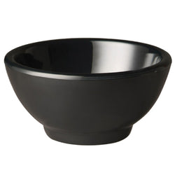(6 sztuk) Miska - PURE - melamina - 0,3 litra - Ø 130 mm - czarna