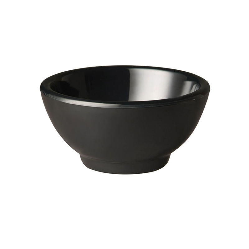 (6 sztuk) Miseczki do dipów - PURE - melamina - 90 ml - Ø 90 mm - czarne