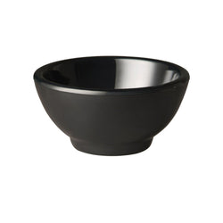 (6 sztuk) Miska - PURE - melamina - 0,3 litra - Ø 130 mm - czarna