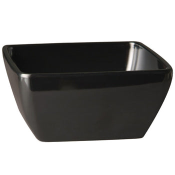 (6 sztuk) Miska - PURE - melamina - 0,14 litra - kwadratowa - czarna - Prime Gastro