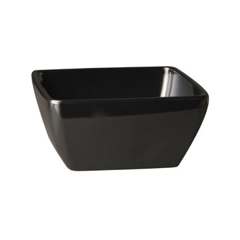 (6 sztuk) Miska - PURE - melamina - 1,5 litra - kwadratowa - czarna - Prime Gastro